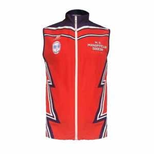 Gilet con tasca posteriore